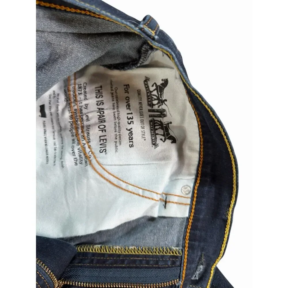 Levi’s 511 Slim Fit Jeans Men’s 36x34 Dark Wash Stretch Denim Blue